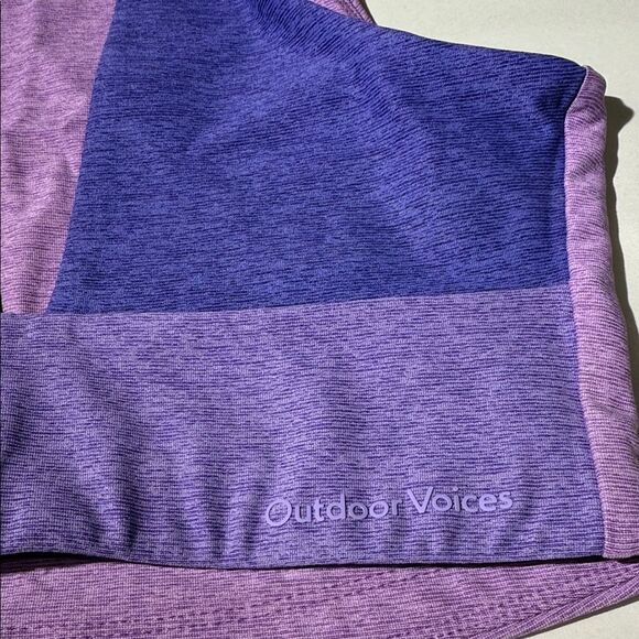 Outdoor Voices Venus Crop Top lavender Size S - Picture 3 of 5